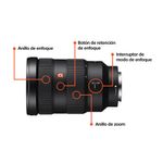 Lente Sony SEL2470GM 24-70 mm F2.8 G Master partes de lente