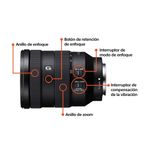 Lente Sony SEL24105G 24-105 mm F4 Full Frame partes de lente