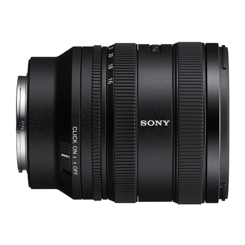 Lente Sony SEL1625G 16-25 mm F2.8 Full Frame lateral