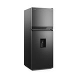 Refrigeradora Electrolux 288L No Frost Inverter negra frontal oblicuo