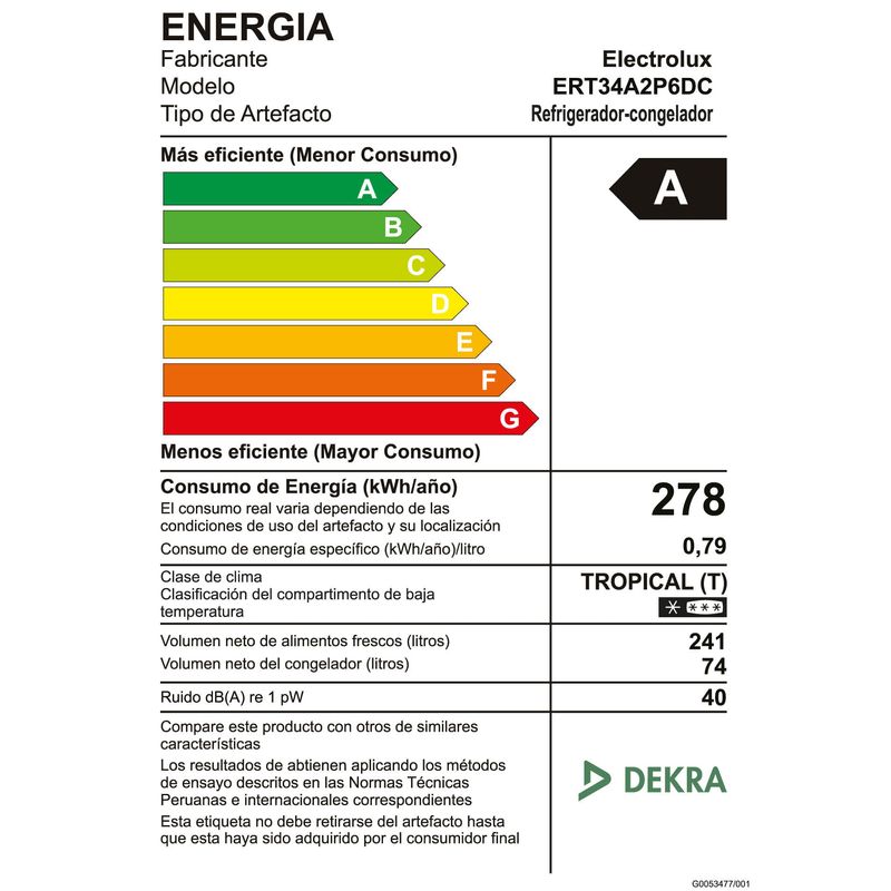 Refrigeradora Electrolux 315L No Frost dispensador negra frontal dispensador datos técnico