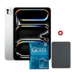iPad Pro 11" M5 256GB cámara 12MP Silver frontal con mica y vidrio