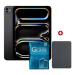 iPad Pro 11" M5 256GB cámara 12MP Space Black frontal y dorsal con Case protector y Mica