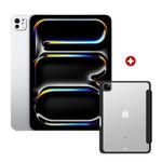 iPad Pro 11" M5 256GB cámara 12MP Silver con Case Transparente
