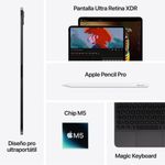 iPad Pro 11" M5 256GB cámara 12MP Space Black especificaciones