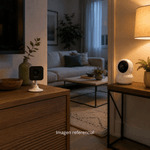 Kit cámaras EZVIZ H1C + H6C Full HD 360° 128GB Wi-Fi blanco visión en casa