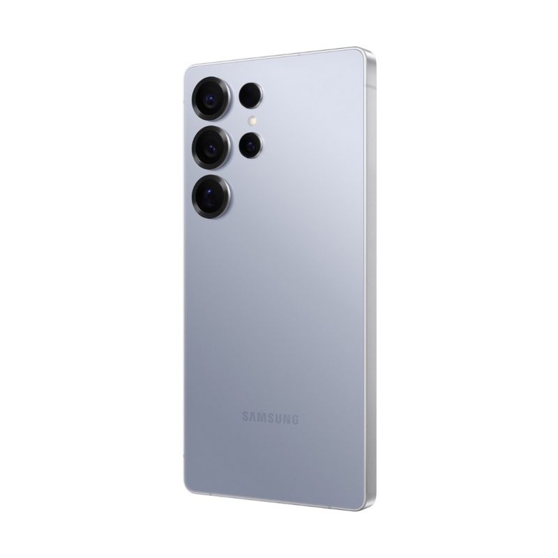 Samsung Galaxy S25 Ultra 5G 512GB silver blue dorsal oblicuo