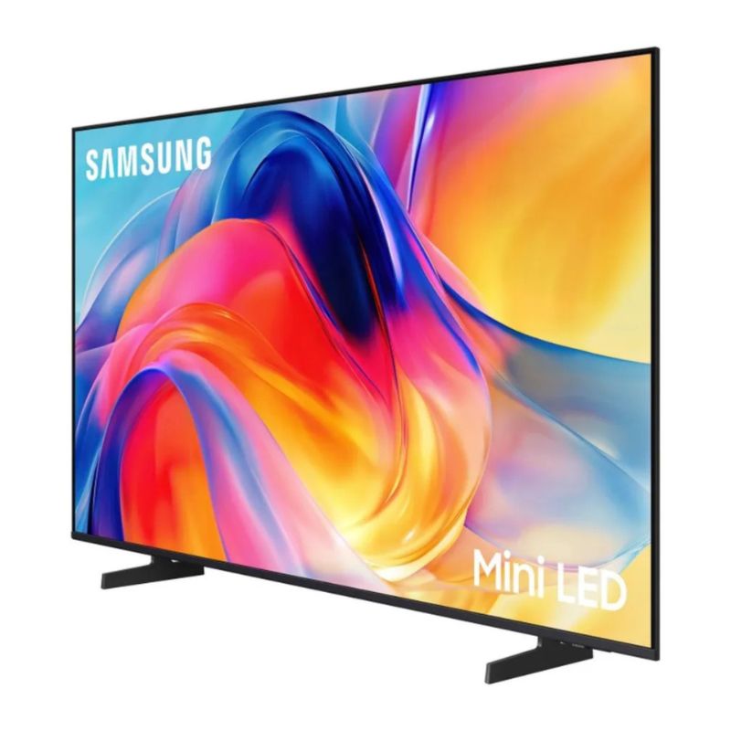 Smart TV Samsung 55" Mini LED 4K Tizen UN55M70HAGXPE frontal oblicuo