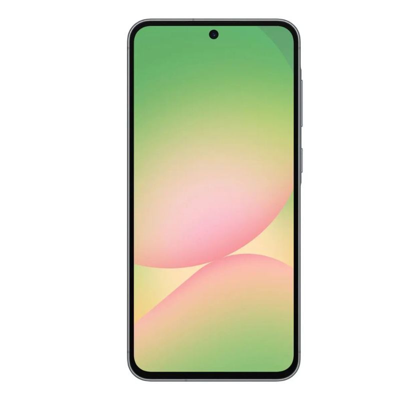 Samsung Galaxy A56 5G 256GB cámara 50MP IP67 8GB RAM gris frontal pantalla