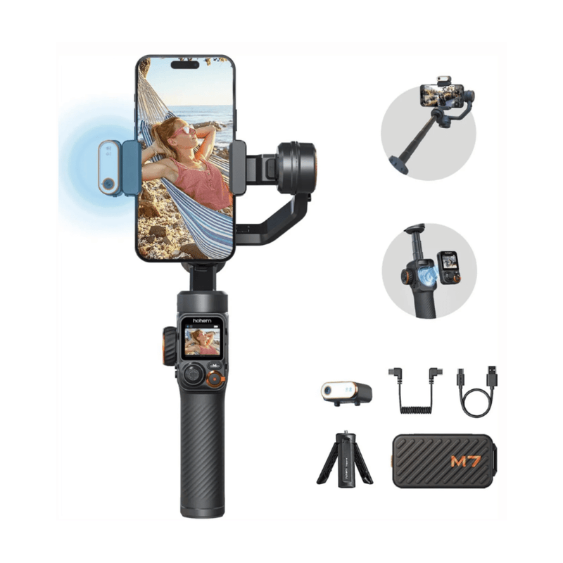 Estabilizador Hohem iSteady M7 3 ejes 500 g negro contenido