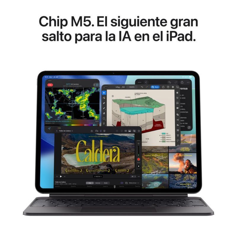 iPad Pro 11" M5 256GB Space Black frontal procesador