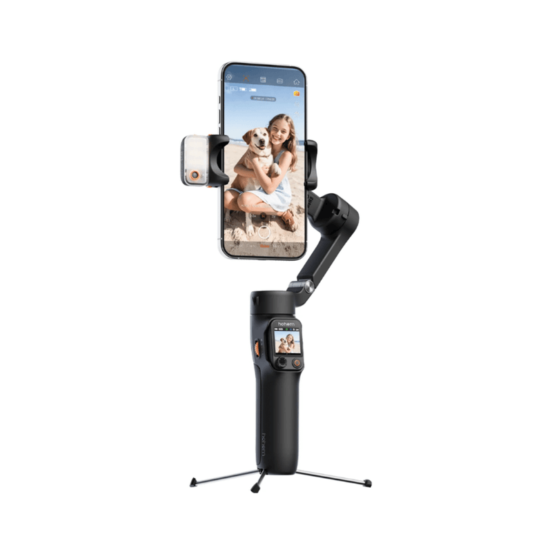 Hohem iSteady V3 Ultra estabilizador 3 ejes AI Tracker negro frontal