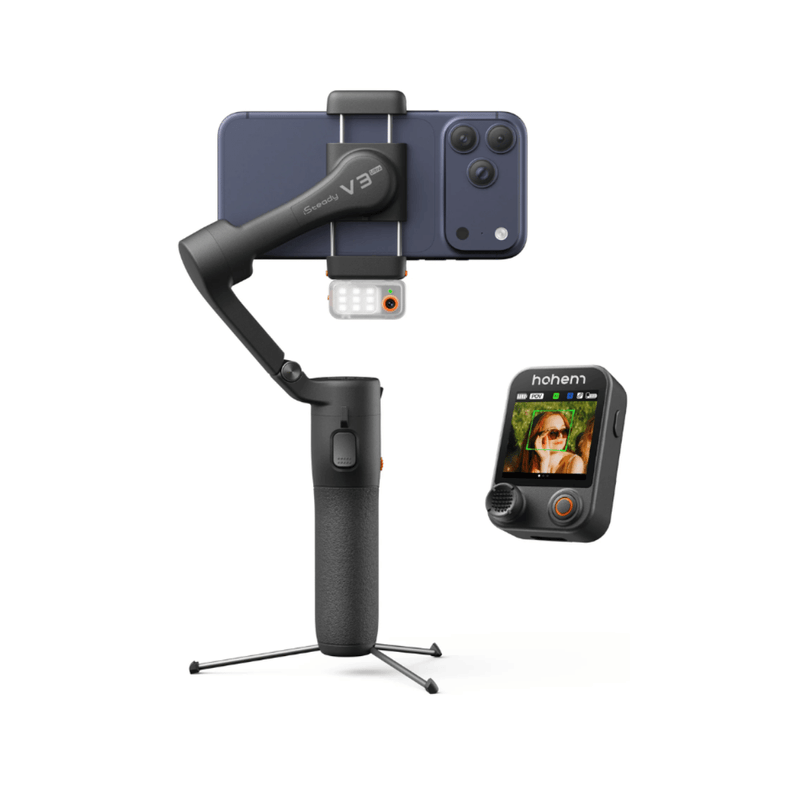 Hohem iSteady V3 Ultra estabilizador 3 ejes AI Tracker negro dorsal