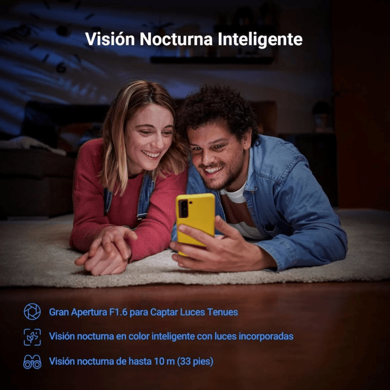 Cámara EZVIZ C6N G1 3K 5MP Wi-Fi IR 360° interior blanco visión nocturna