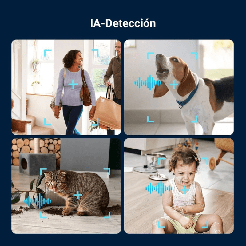 Cámara EZVIZ C6N G1 4K 8MP Wi-Fi IR 360° interior blanco detección de personas