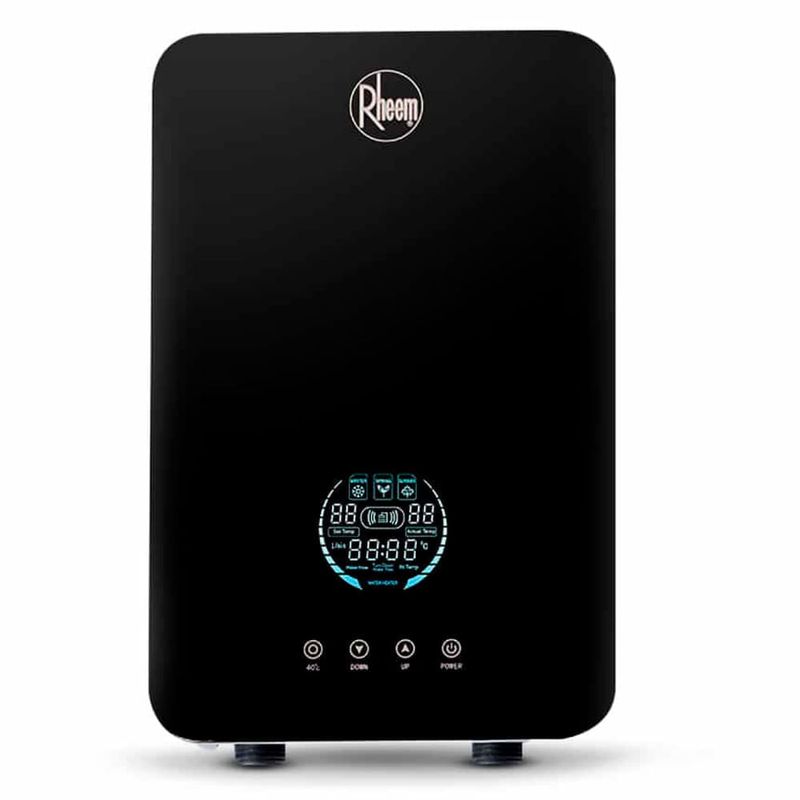 Rapiducha Performance Rheem 8800 W Negro Seguridad frontal