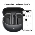 Audífonos QCY AilyBuds Pro+ ANC IPX5 30h Bluetooth 5.3 negro enlace app
