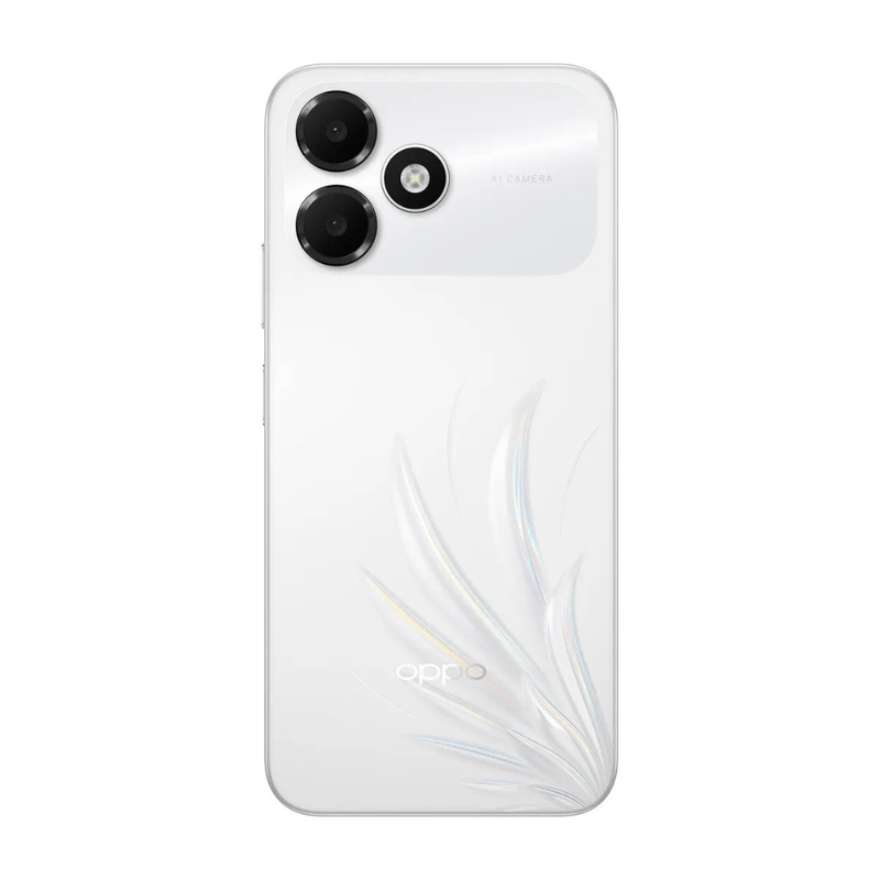 OPPO A6c 4G 128GB batería 7000 mAh cámara HI-RES blanco dorsal