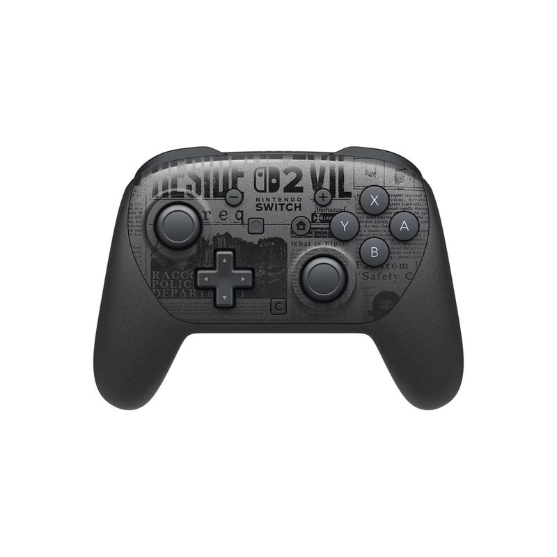 Nintendo Switch 2 256GB Pro Controller Resident Evil negro frontal control
