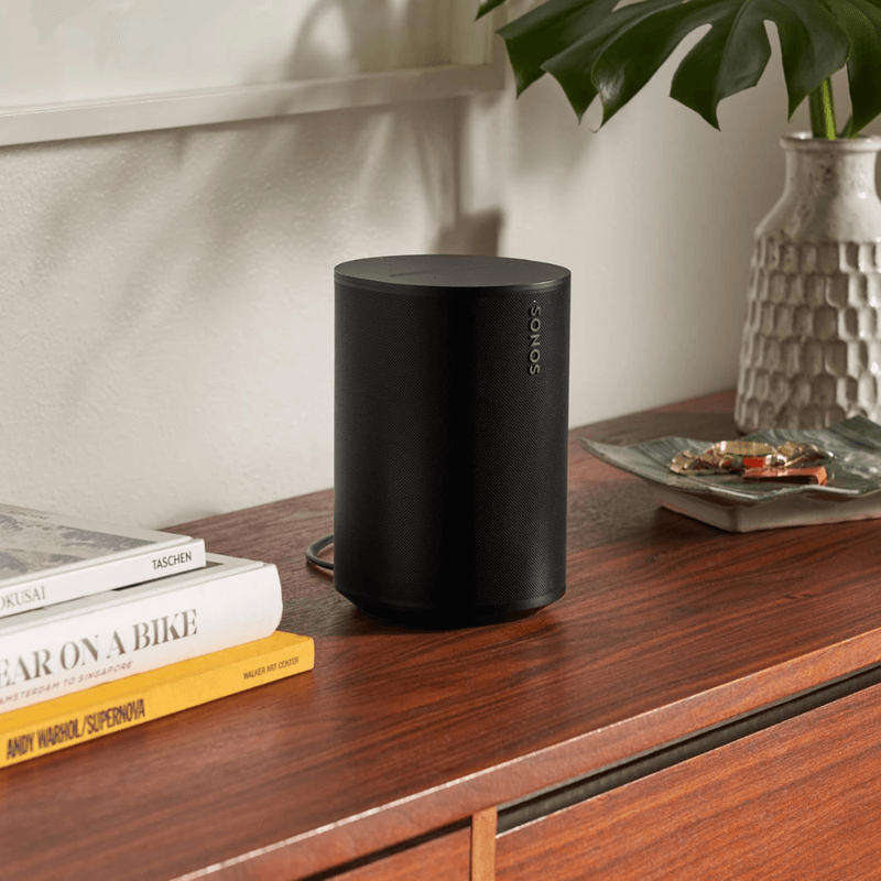 Parlante Sonos Era 100 Alexa Wi-Fi Bluetooth estéreo negro uso