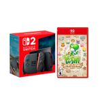 Nintendo Switch 2 256GB negro con Yoshi Mysterious Book frontal