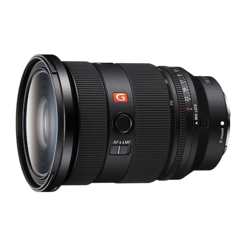 Lente Sony 24-70 mm F2.8 GM Full Frame lateral
