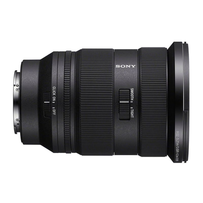 Lente Sony 24-70 mm F2.8 GM Full Frame lateral