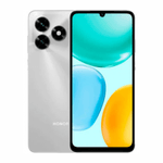 Celular Honor X5D 128GB 4GB RAM LCD 6.74" Android 15 silver frontal