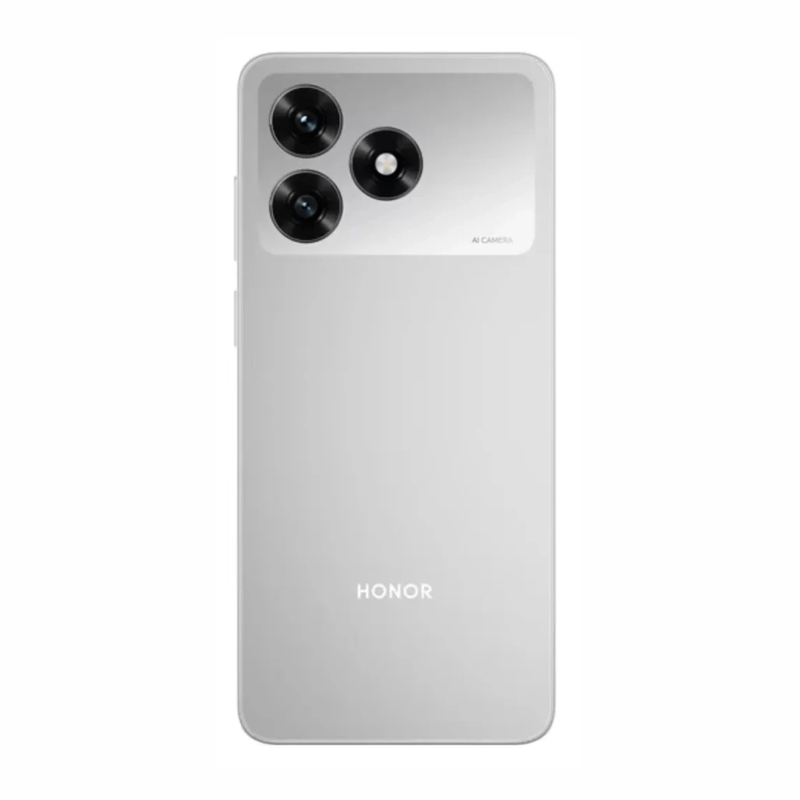 Celular Honor X5D 128GB 4GB RAM LCD 6.74" Android 15 silver posterior
