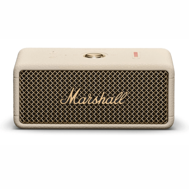 Parlante Bluetooth Marshall Emberton III 20W IP67 crema frontal