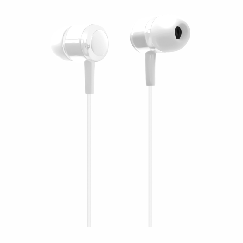 Audífonos Izuum PJT-DEP2412WH in ear Jack 3.5 mm blanco cable de 120 cm