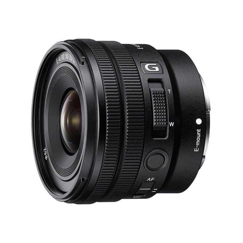 Lente Sony Zoom Ultra Gran Angular 10-20 mm F4 APS-C lateral oblicuo
