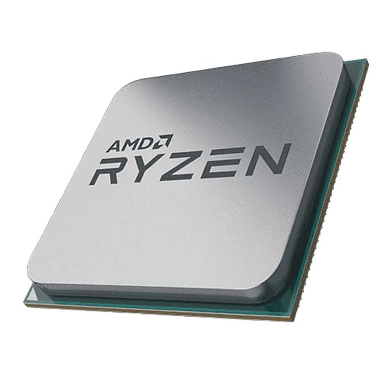Procesador AMD Ryzen 5 4600G 3.7GHz AM4 frontal oblicua