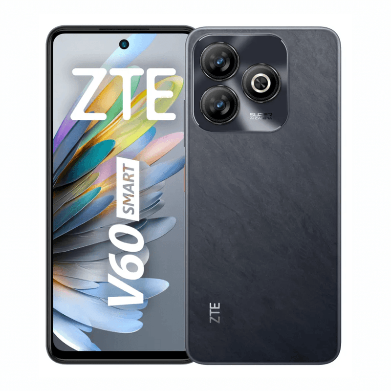 Reacondicionado: Celular ZTE Blade V60 Smart 256GB negro frontal