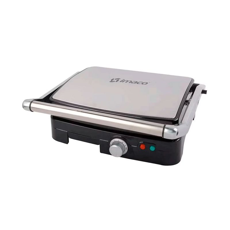 Sandwichera grill Imaco IG2923 1800W con recolector de grasa frontal oblicuo