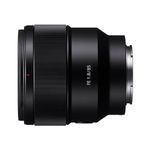 Lente Sony 85 mm F1.8 monura E Full Frame lateral