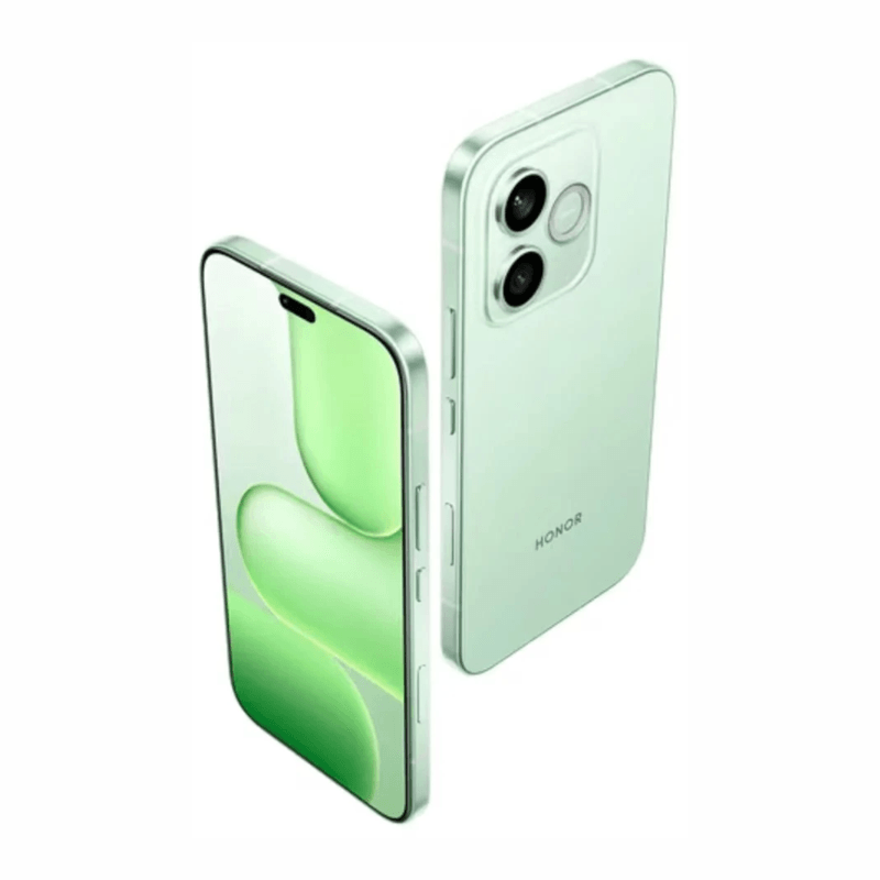Celular Honor 600e 5G 256GB 108MP sprout green superior oblicuo