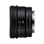 Lente Sony 40 mm F2.5 Montura E Full Frame lateral