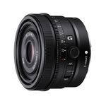 Lente Sony 40 mm F2.5 Montura E Full Frame lateral oblicuo