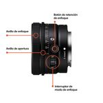 Lente Sony 40 mm F2.5 Montura E Full Frame partes de lente