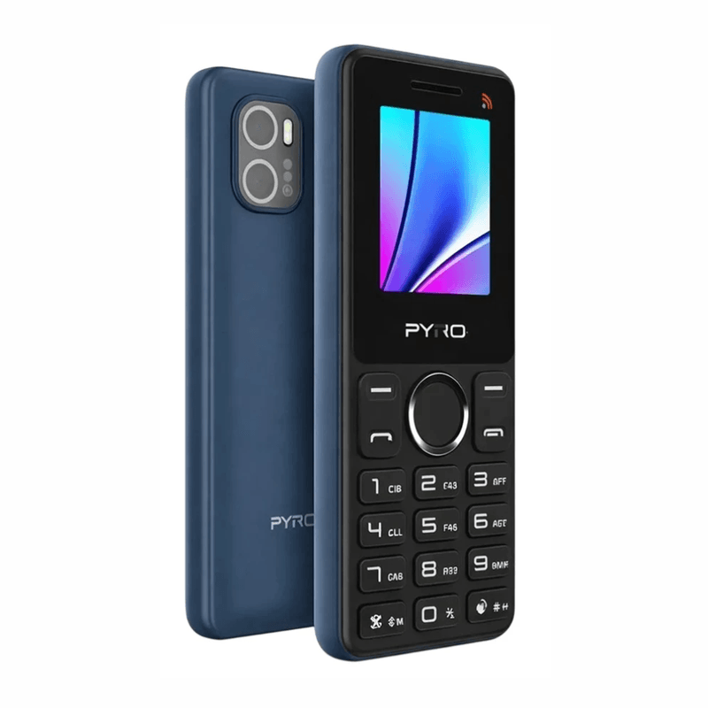 Celular Ipro A32 2G DS 32MB Dual SIM LCD 1.77" black blue oblicuo