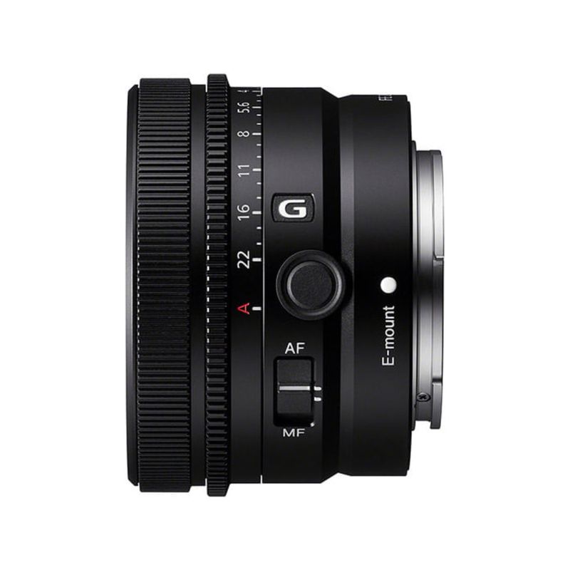 Lente Sony 24 mm F2.8 Montura E Full Frame lateral