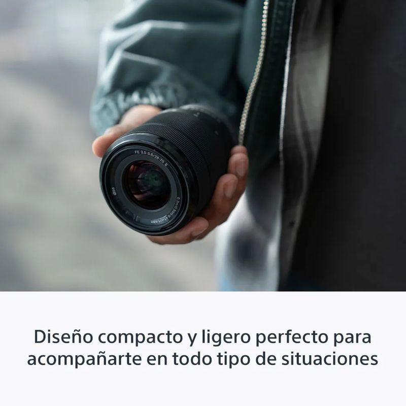 Lente Sony SEL28702 28-70 mm OSS II Full Frame diseño compacto