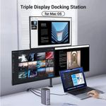 Hub Docking Station Ugreen USB-C 12 Puertos PD 100W especificación