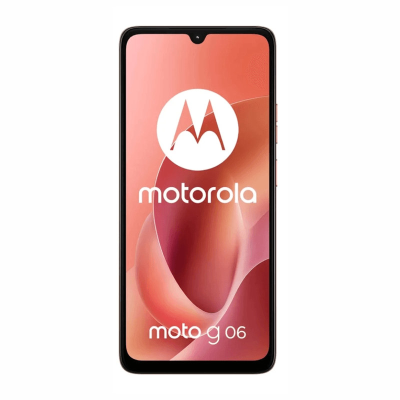 Celular Motorola G06 64GB 4GB RAM LCD IPS 6.88" naranja pantalla LCD IPS