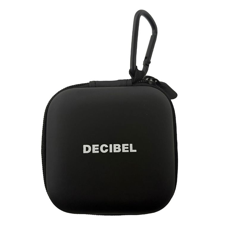Estuche organizador Decibel TWS tapa dura negro movilidad