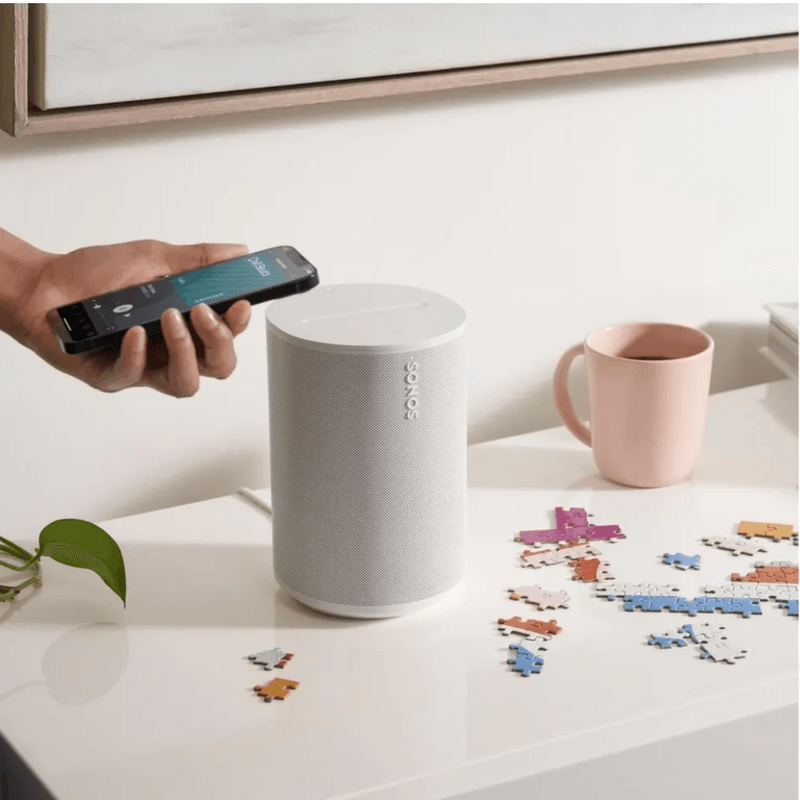 Parlante Sonos Era 100 80W Wi-Fi 6 Bluetooth Alexa blanco conectividad