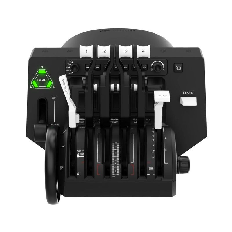 Honeycomb Bravo Throttle Quadrant simulador vuelo PC/Mac frontal