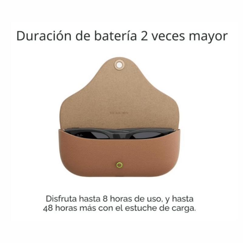 Lentes inteligentes Ray-Ban Meta Skyler Gen 2 12MP negro estuche de carga