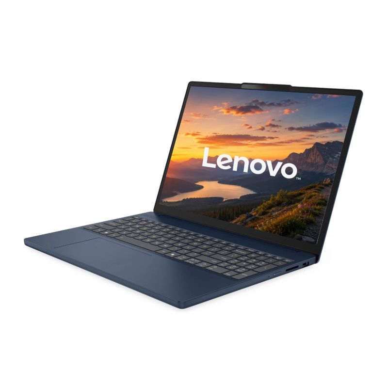 Laptop Lenovo IdeaPad Slim 3 i7 16GB RAM 1TB SSD Azul frontal oblicuo
